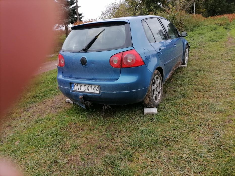 Golf 5 po zdarzeniu.