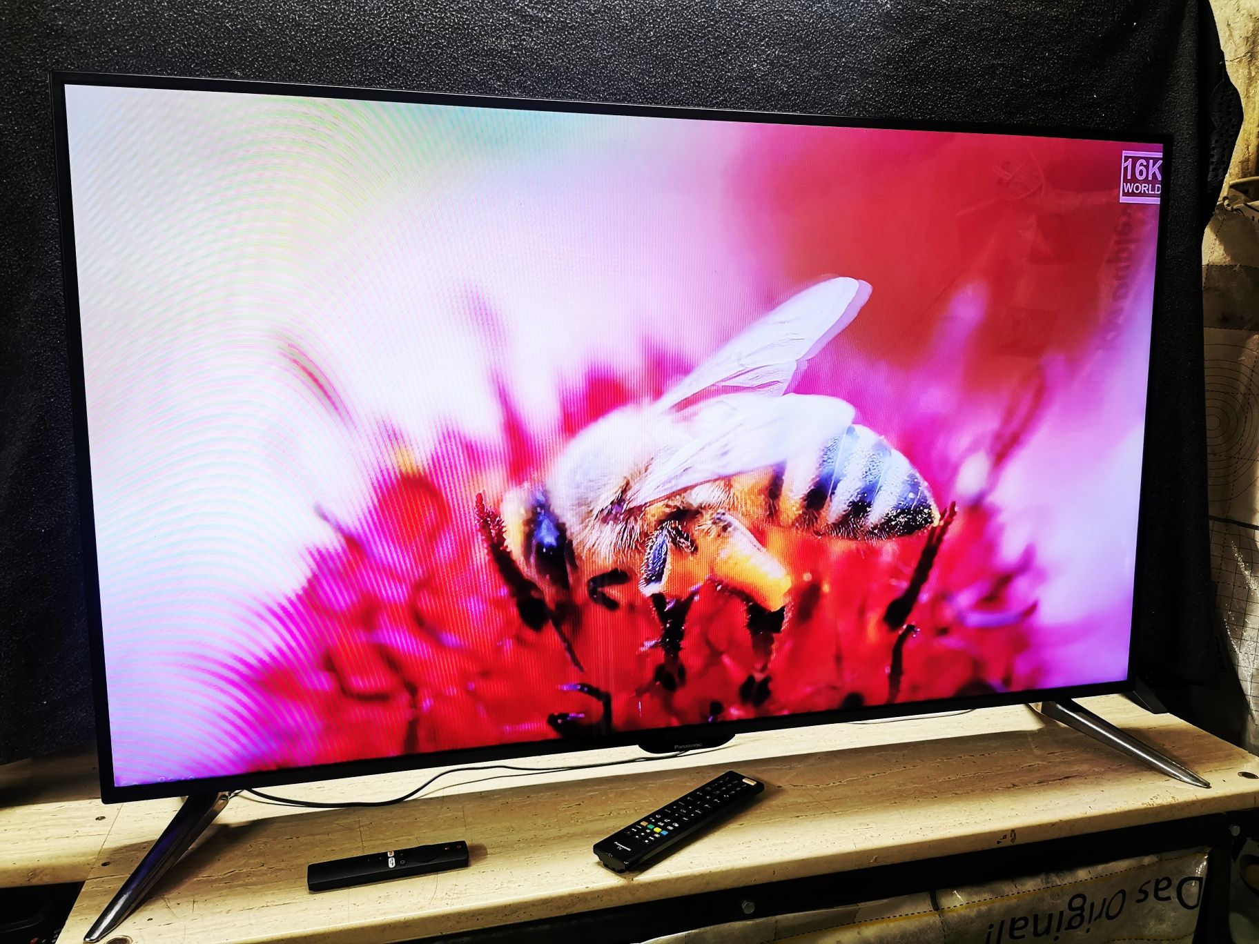 55 " Panasonic Smart tv Android 100hz 3d netflix youtube telewizor led