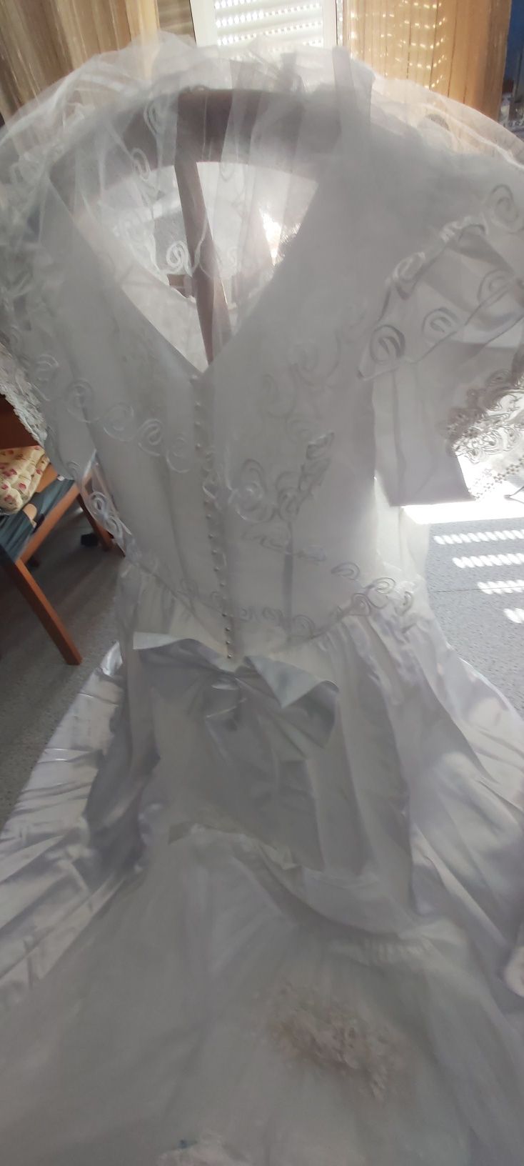 Vestido de noiva ,com todos os acessórios, T 40