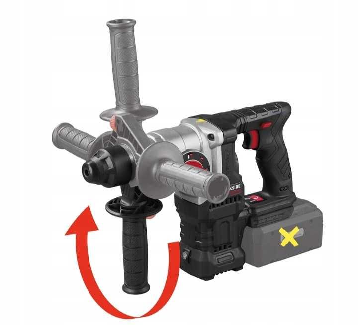 PARKSIDE PERFORMANCE Akumulatorowa młotowiertarka 20 V PKHAP 20-Li D4