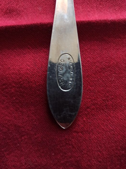 Pamiątka PRL-u Łyżki stołowe "Kropla wody" Gerlach