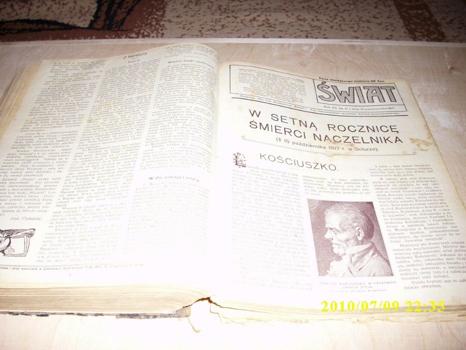 Świat 1917/1918 ma już ponad 100 lat