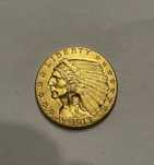 Moneta złota USA 2 i 1/2 dolara 1913r. Super