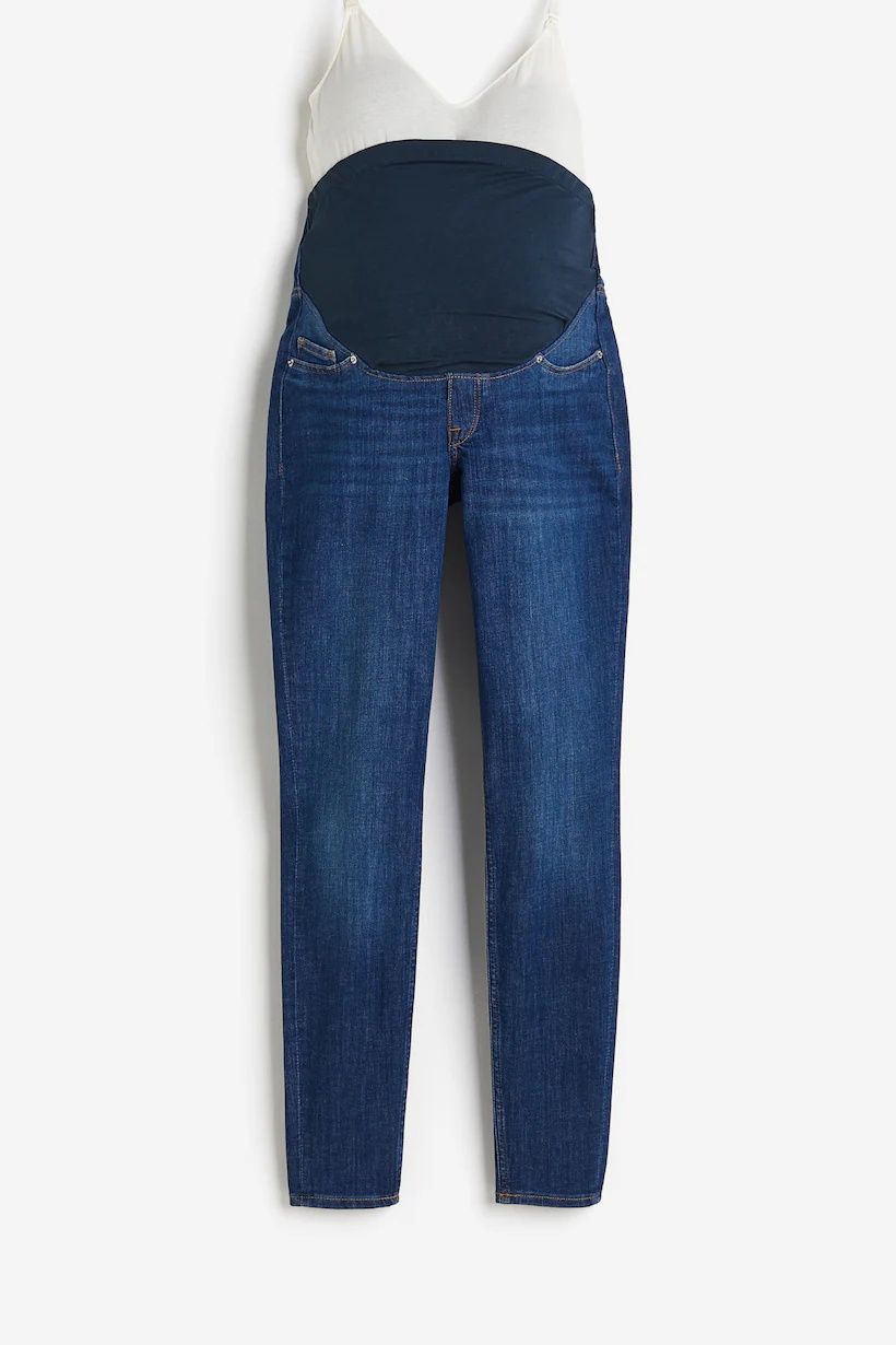 MAMA SUPER SKINNY JEANS jeansy ciążowe H&M rozmiar M
