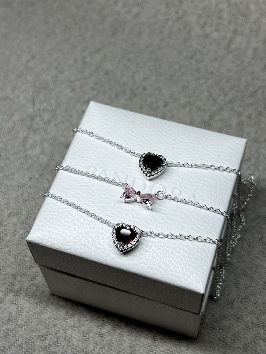 Подвеска Pandora | Пандора | Подвеска сердце,бантик