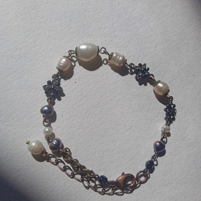 Браслет из натурального жемчуга.