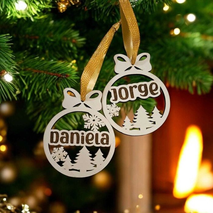 Bolas de natal personalizados - enfeites