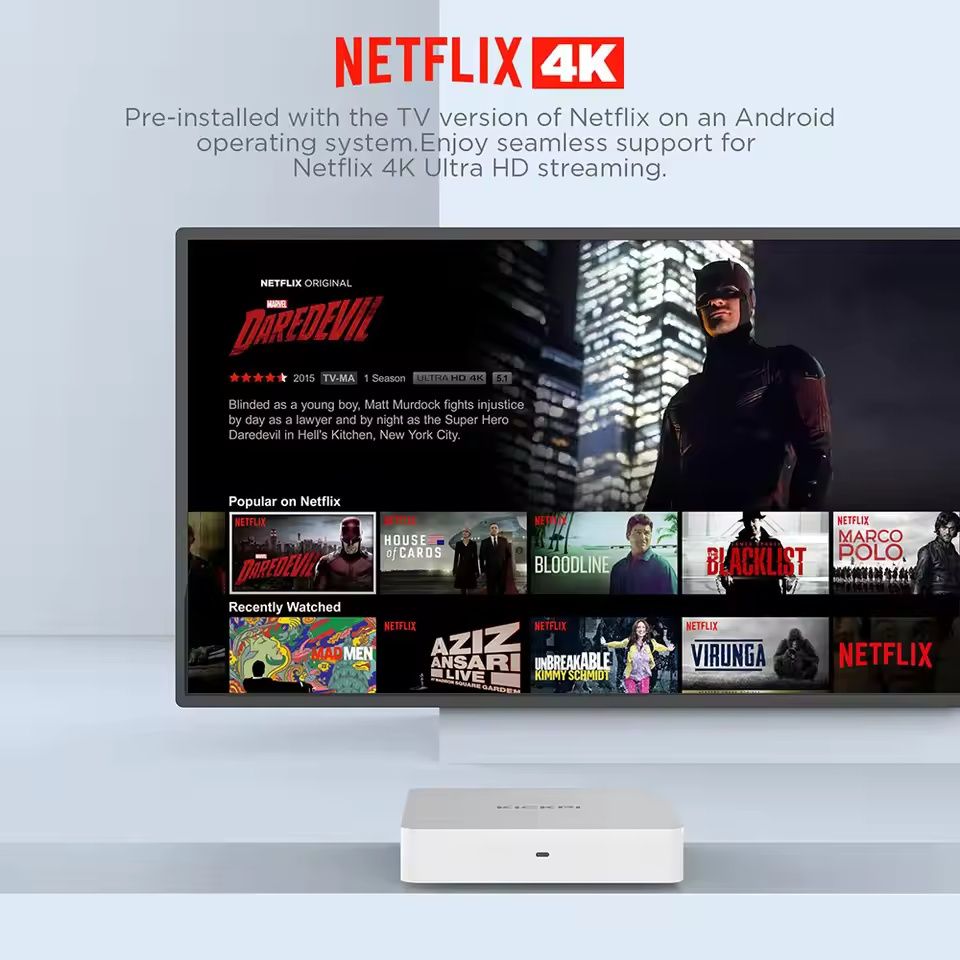 Kickpi KP1, 2/32, налаштована, сертифікована, Android TV 12