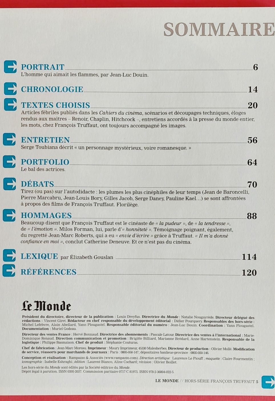 François Truffaut / Le Monde