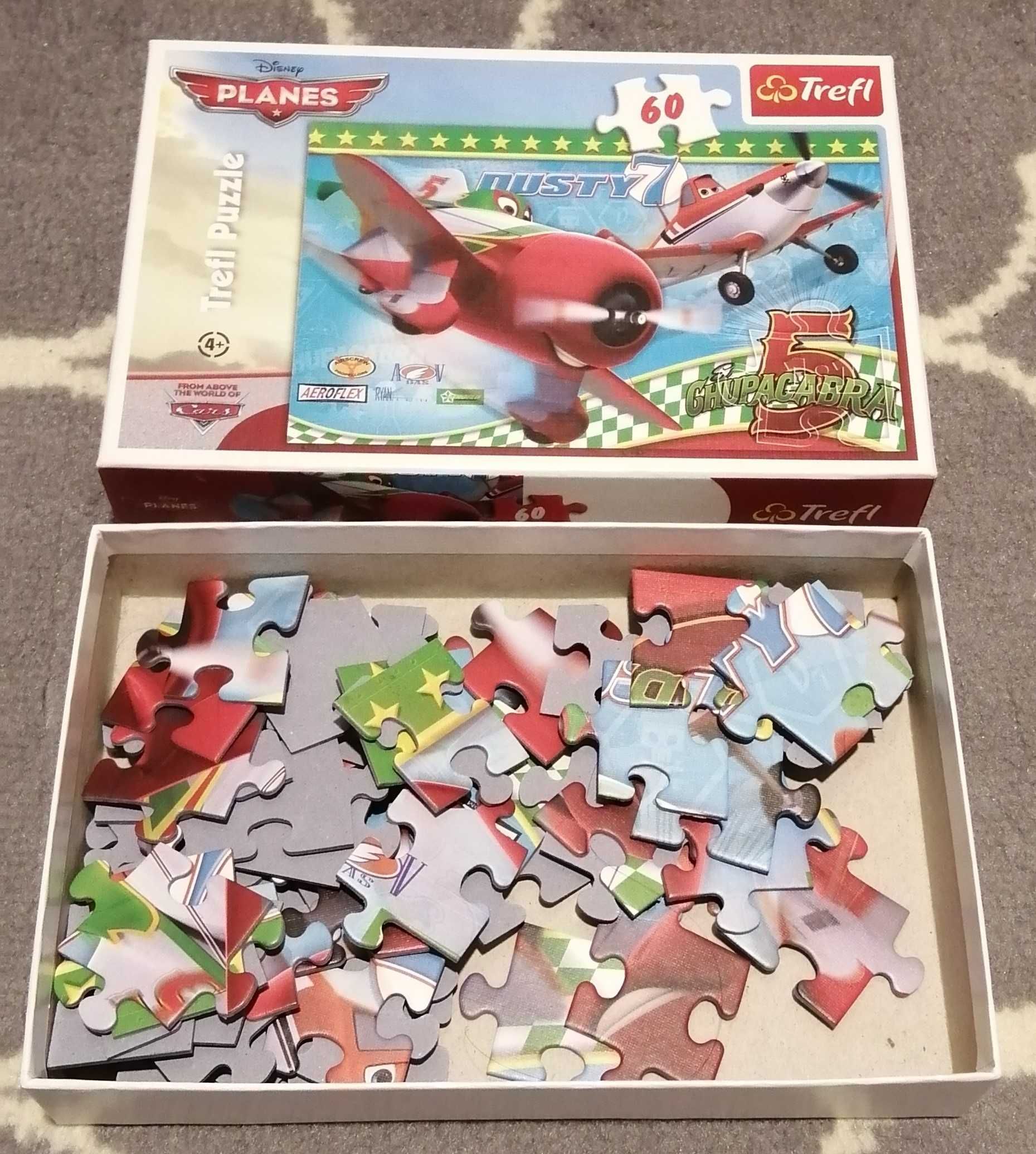 Puzzle Samoloty Trefl 60 elementów 4+