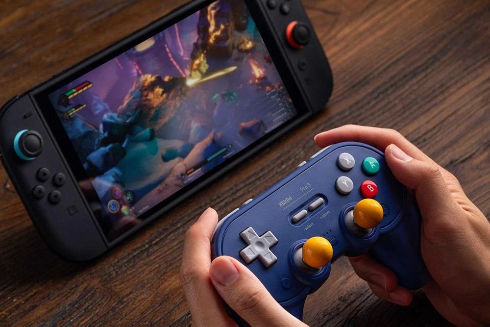 8BitDo Pro 3 Purple (бездротовий геймпад / контролер / джойстик)
