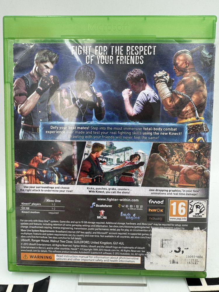 Fighter Within Xbox One Gwarancja