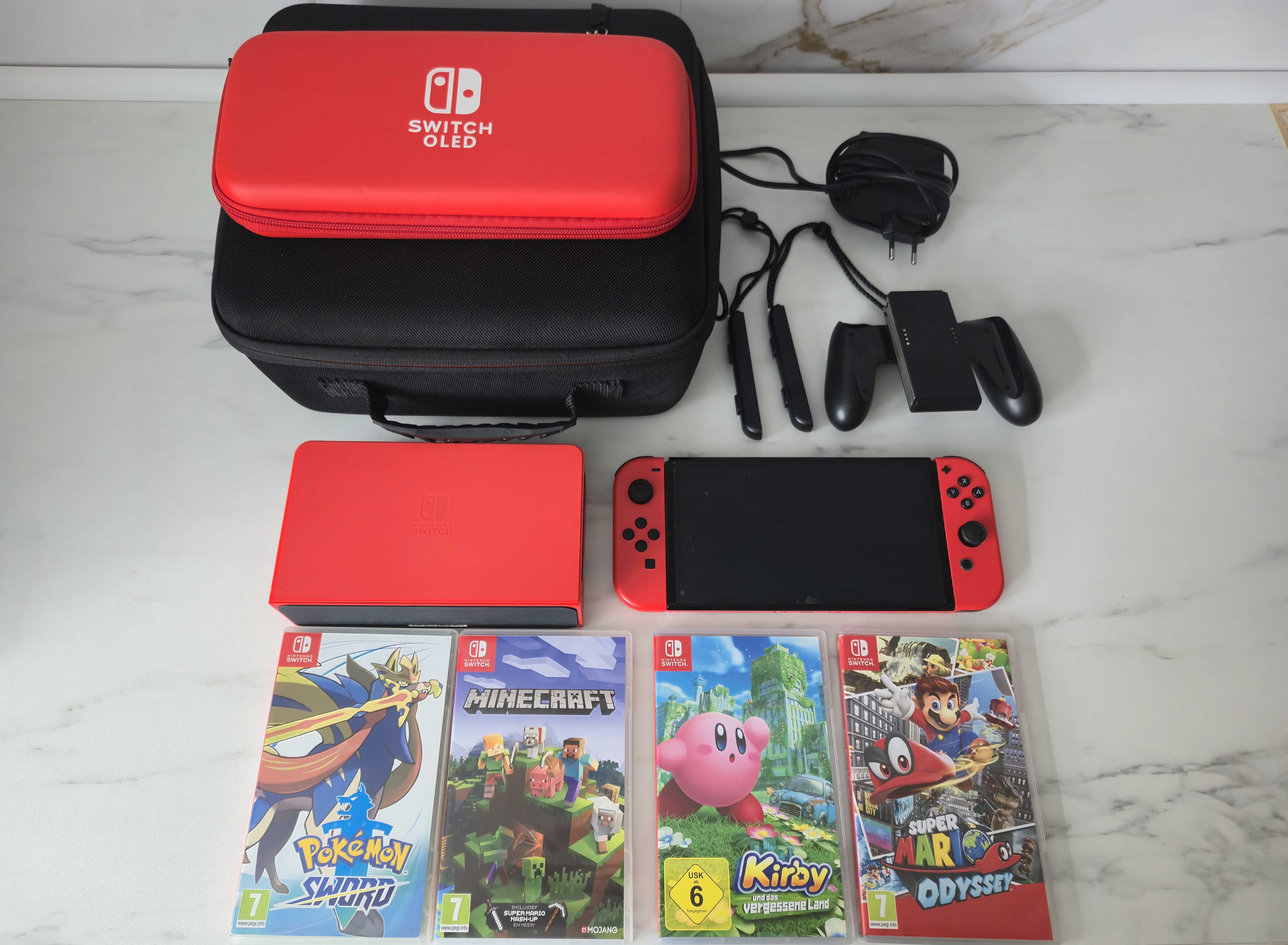 Konsola NINTENDO Switch Oled Mario Red Edition