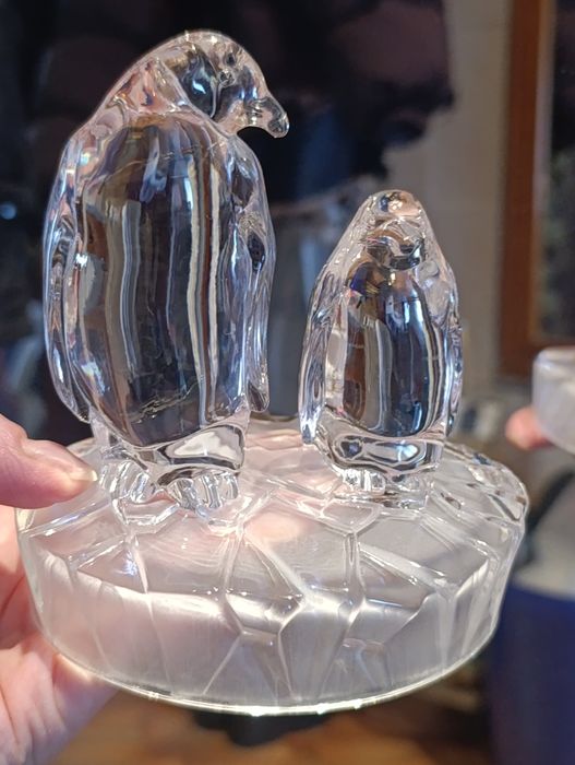 Кришталева статуетка два пінгвіна Royal Crystal