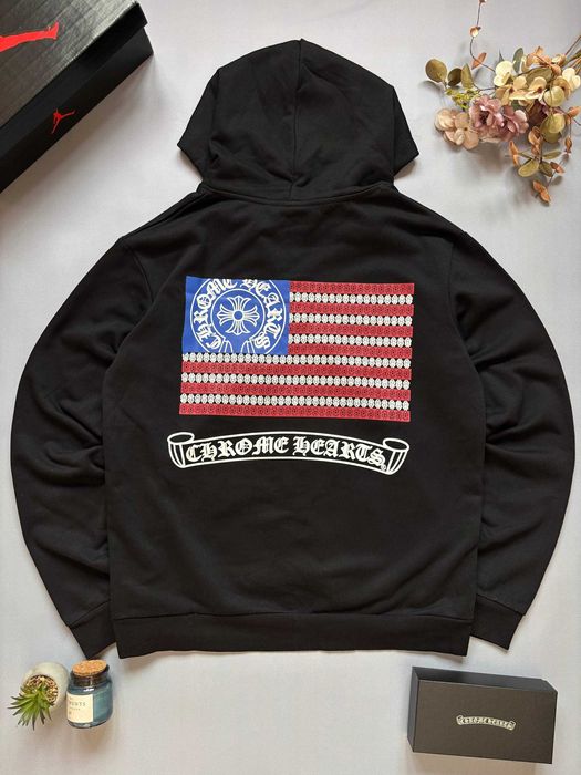 Зіп-худі Chrome Hearts USA Flag