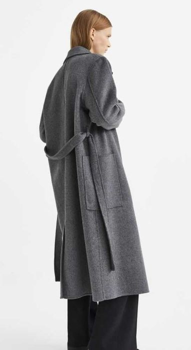 H&M Premium Selection базовое шерстяное пальто с кашемиром