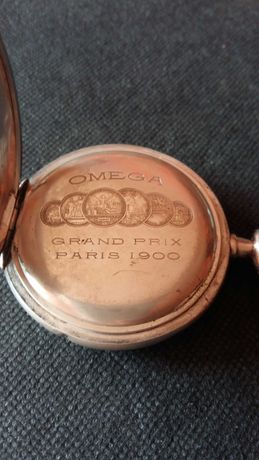 Zegarek kieszonkowy Omega G Prix srebra-srebro 800 antyk nr.3