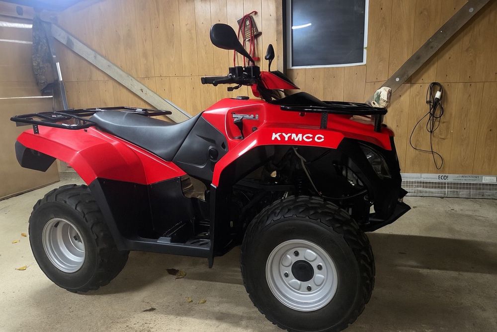 Kymco MXU 300 – 2019 r. - ważne opłaty, hak wbity w dowód