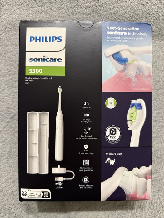 Електрична зубна щітка Philips Sonicare 5300 HX7108/02