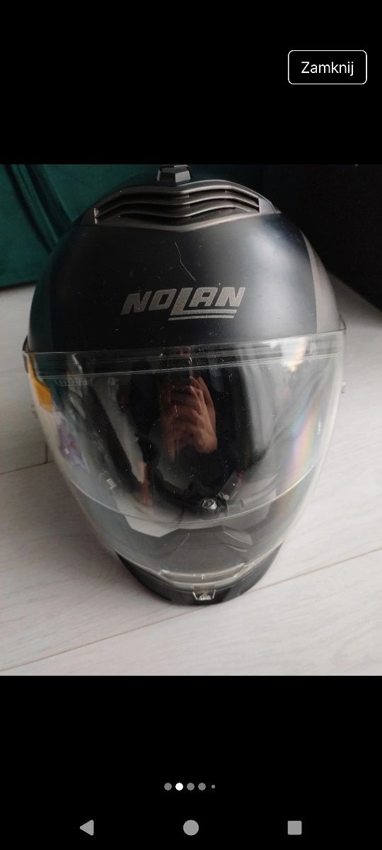 Kask motocyklowy Nolan N43 aut S n-com basickit2     n