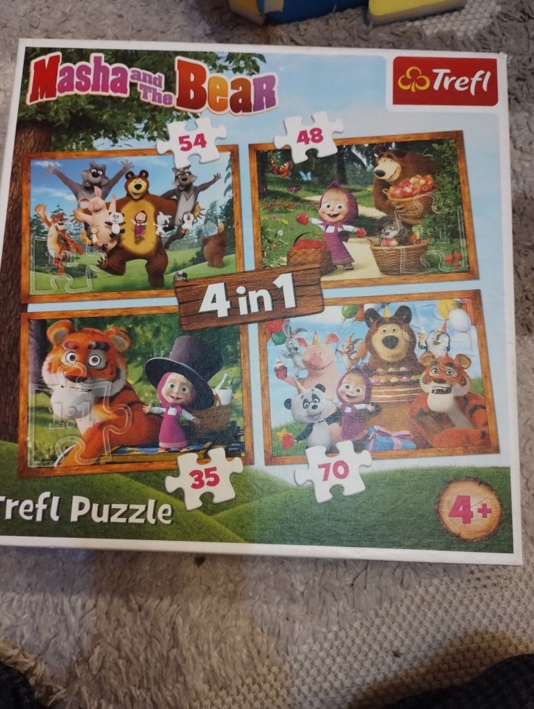 Puzzle 4+ Cztery układanki