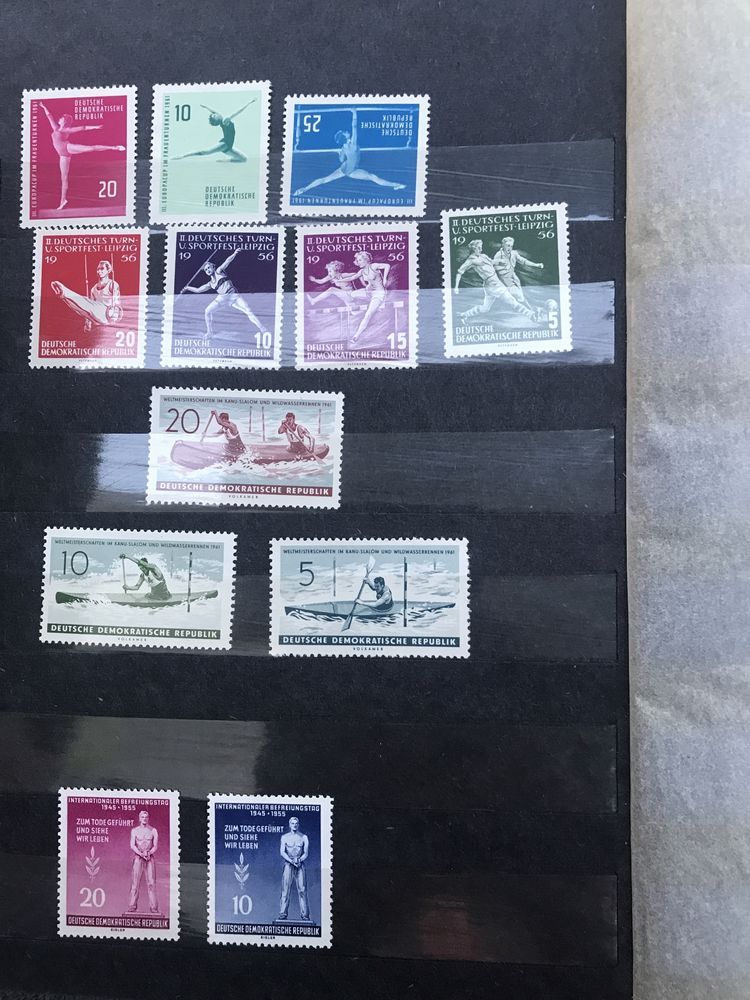 Znaczki  DDR kolekcjonerskie