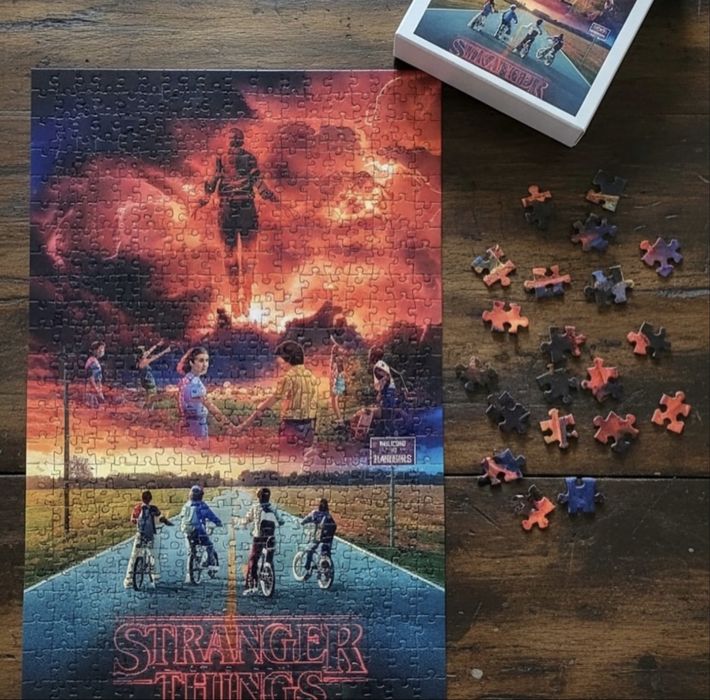 Пазл Stranger Things • Яскравий постер  • Ідеальний подарунок