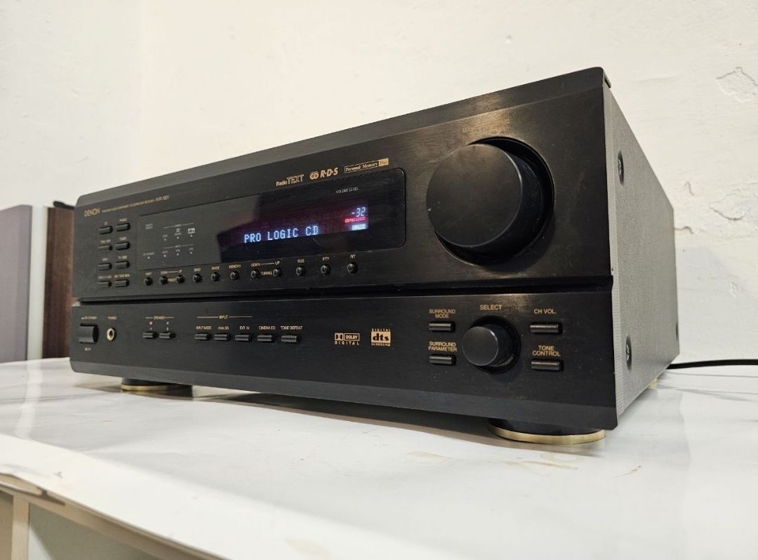 5 kan Amplituner Denon AVR-1801, 105 w