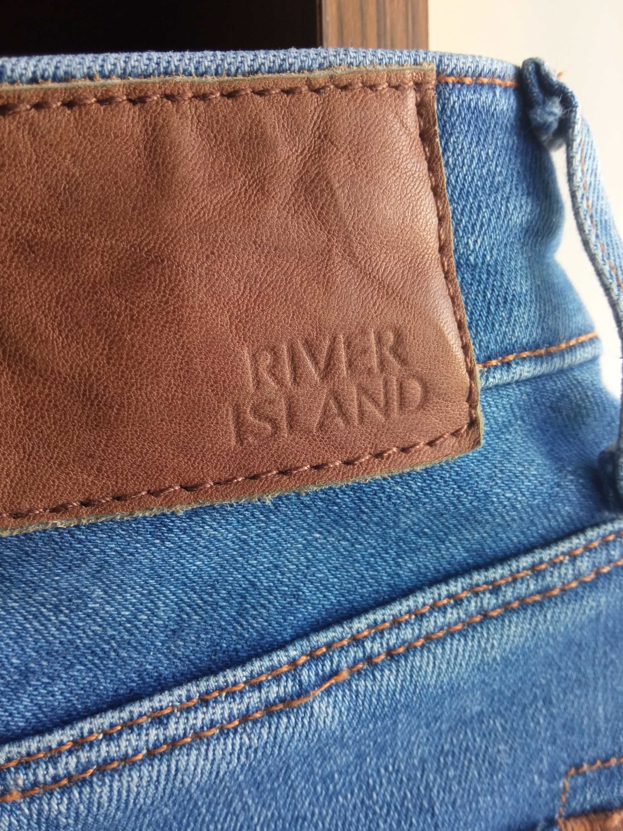 River Island jeansy męskie r. 32 jak nowe