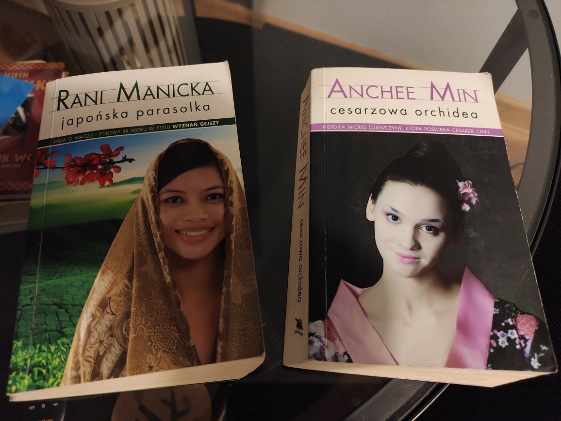 Zestaw książek "Japońska parasolka" i "Cesarzowa orchidea"