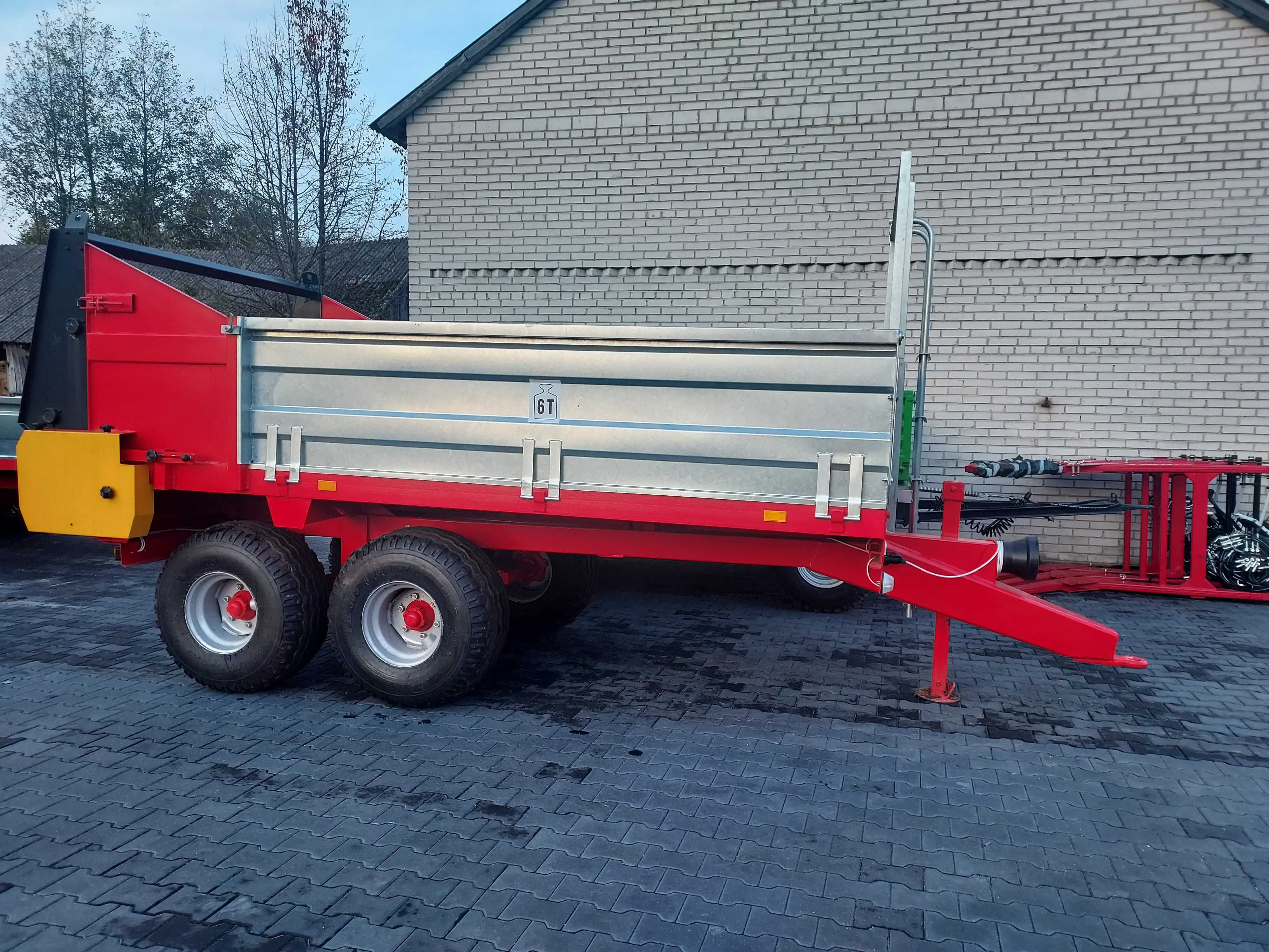 Rozrzutnik Obornika 6t Tandem Roltrans