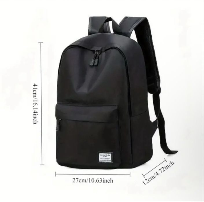 Черный спортивный рюкзак