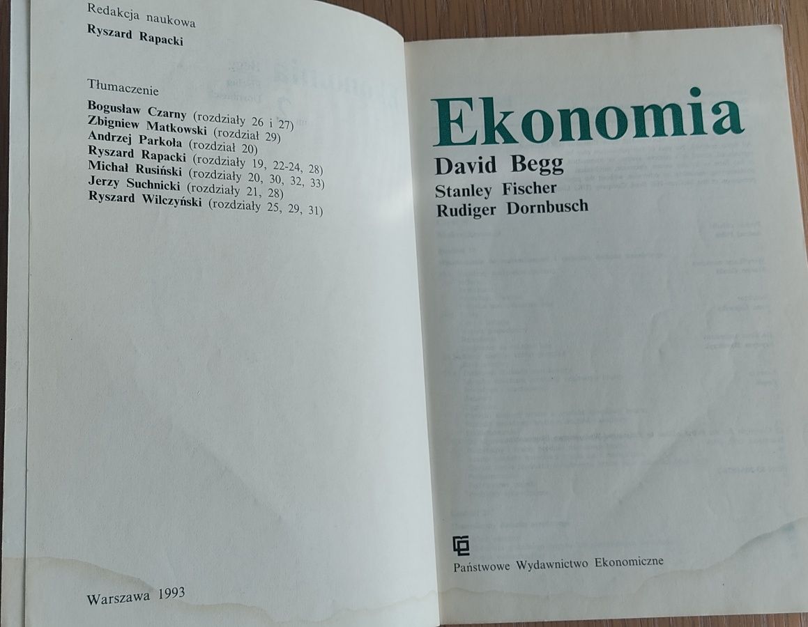 Ekonomia tom 2 Begg Fischer Dornbusch