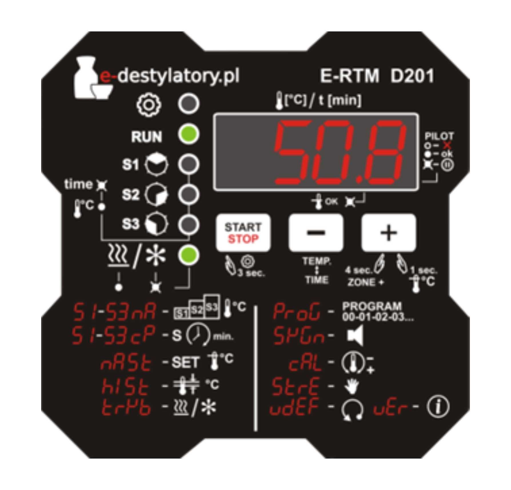 Regulator Temperatury model E-RTM D201