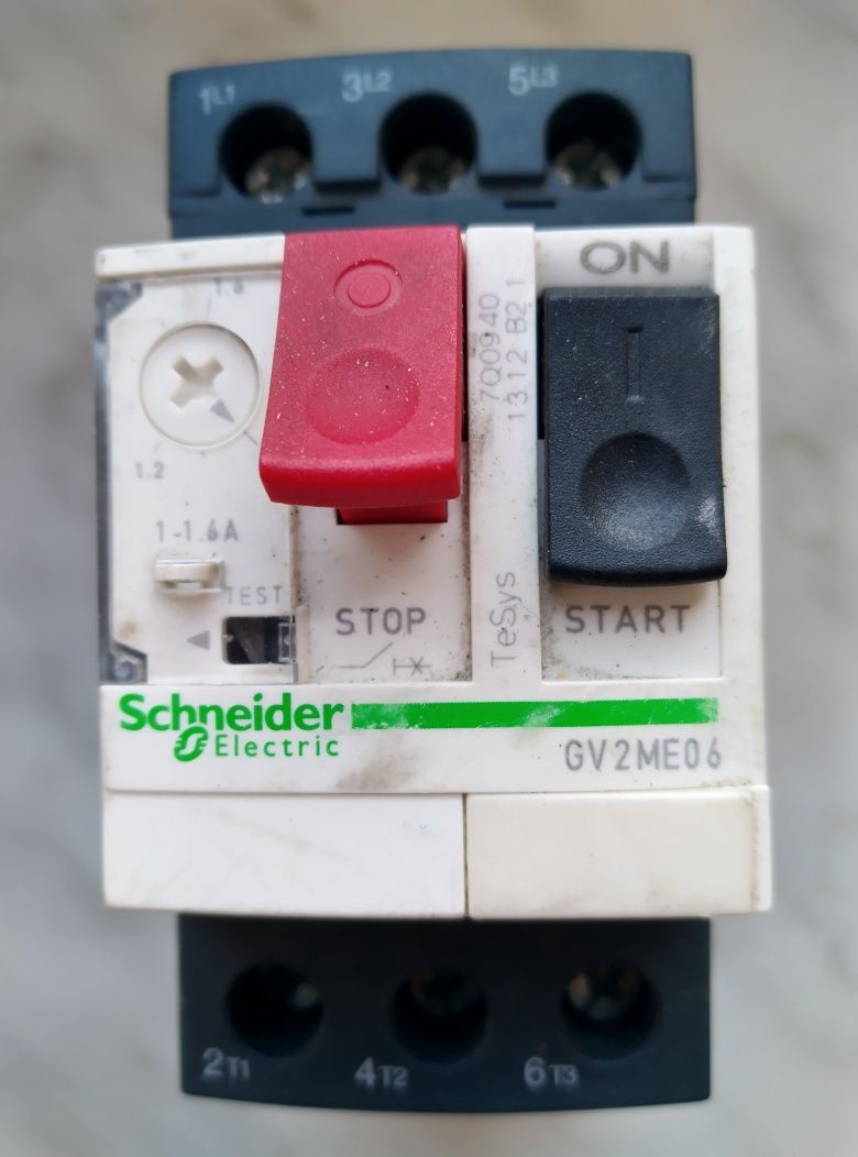 Wyłączniki silnikowe 1 - 1,6A Schneider GV2ME06