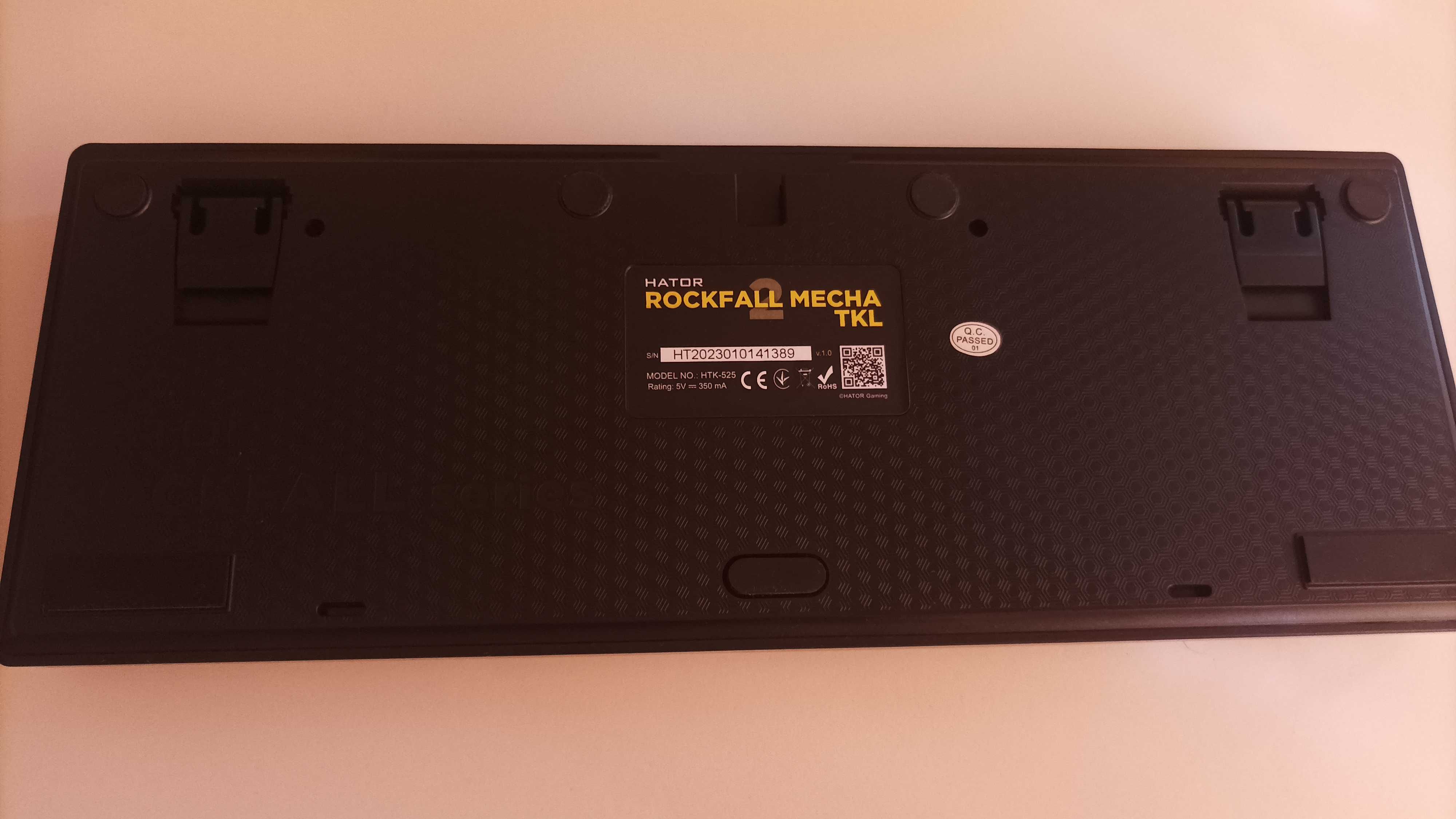 Клавиатура Hator Rockfall 2 Mecha TKL • Состояние 10/10 • Чек, коробка