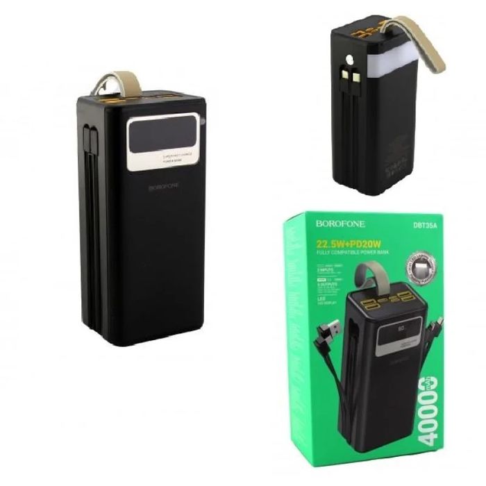 Мобільна зарядка BOROFONE Power Bank 40000Mah DBT-35A