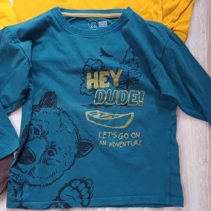 Bluzki chłopięce 122 128 zestaw