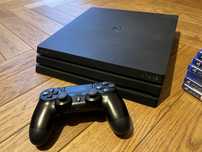 Playstation 4 Ps4 Pro 1TB plus 7 gier