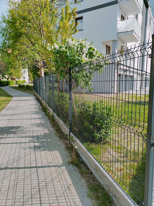 Ogrodzenie panelowe ø 4,0mm, H-123 cm + podmurówka 25cm