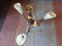 Candeeiro de tecto em metal impecavel