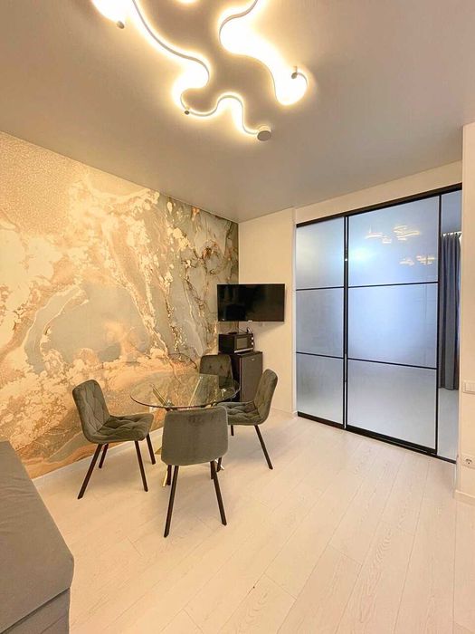 Панорама моря -Продажа 2-комнатной в ЖК Эллада-I с ремонтом и мебелью