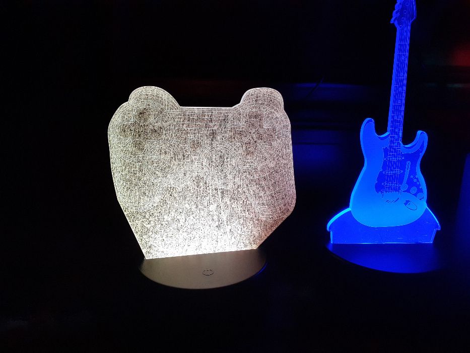 LED´s Playstation e Guitarra