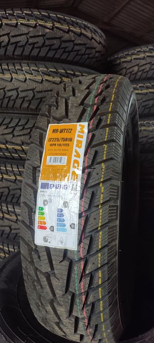 Шини зимові нові 225/75 R16 115/112S Mirage  MR-WT172  під шип 2024р