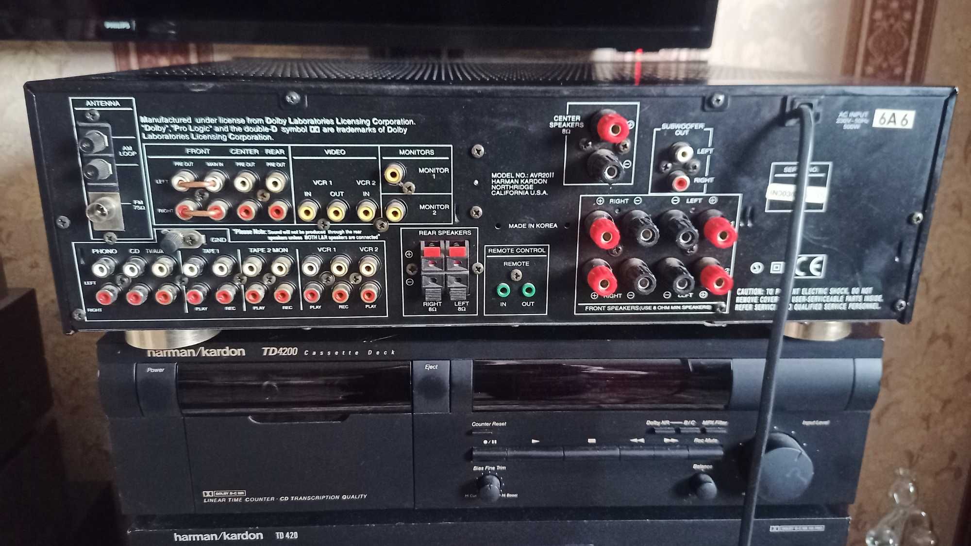 Ресівер HARMANKARDON AVR-20 II з пультом ДУ.