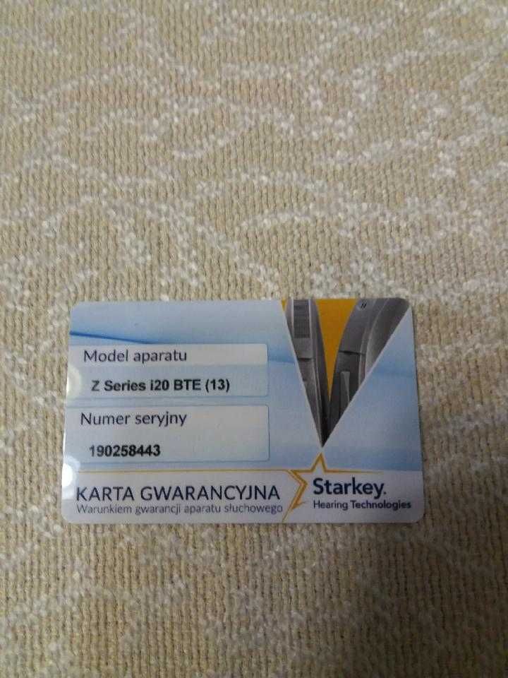 Aparat sluchowy Starkey Z series i20