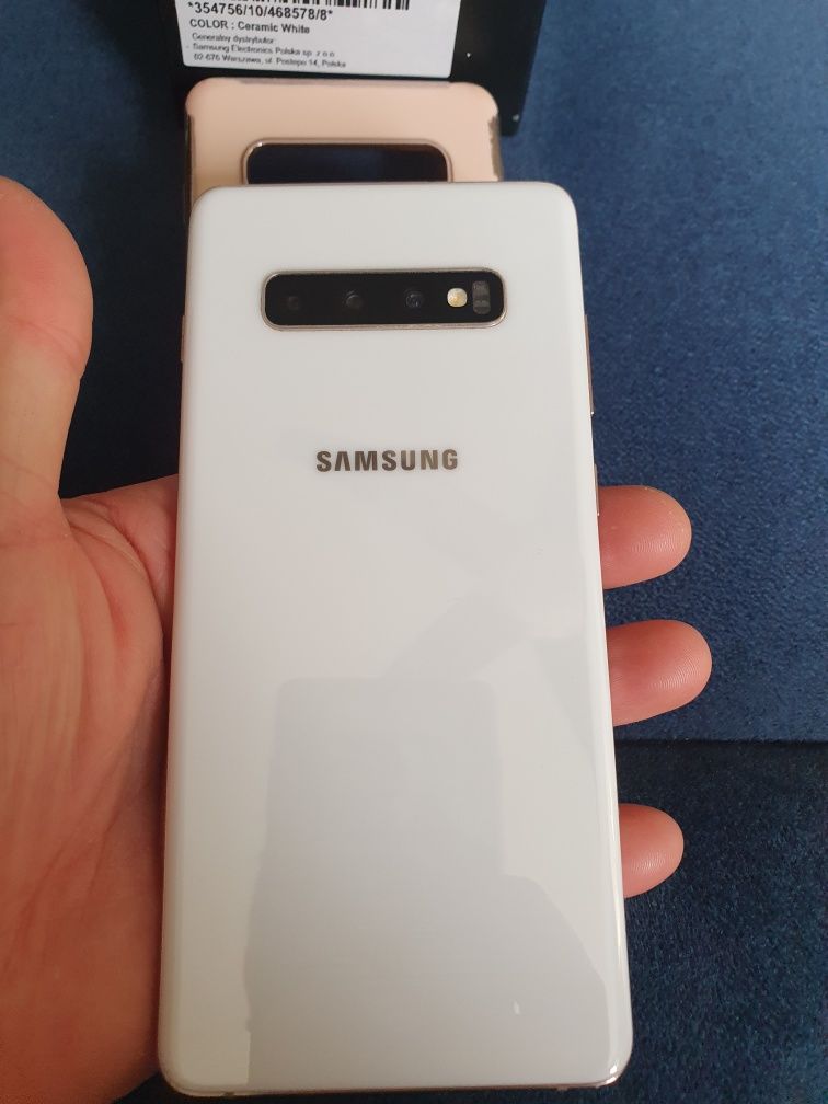 2x Samsung S10+ Biały i Grafitowy 16GB/512 dual sim