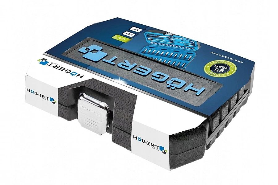 Zestaw Narzędziowy Kluczy Nasadowych Z Grzechotką 1/4" 46Szt Ht1R416 H