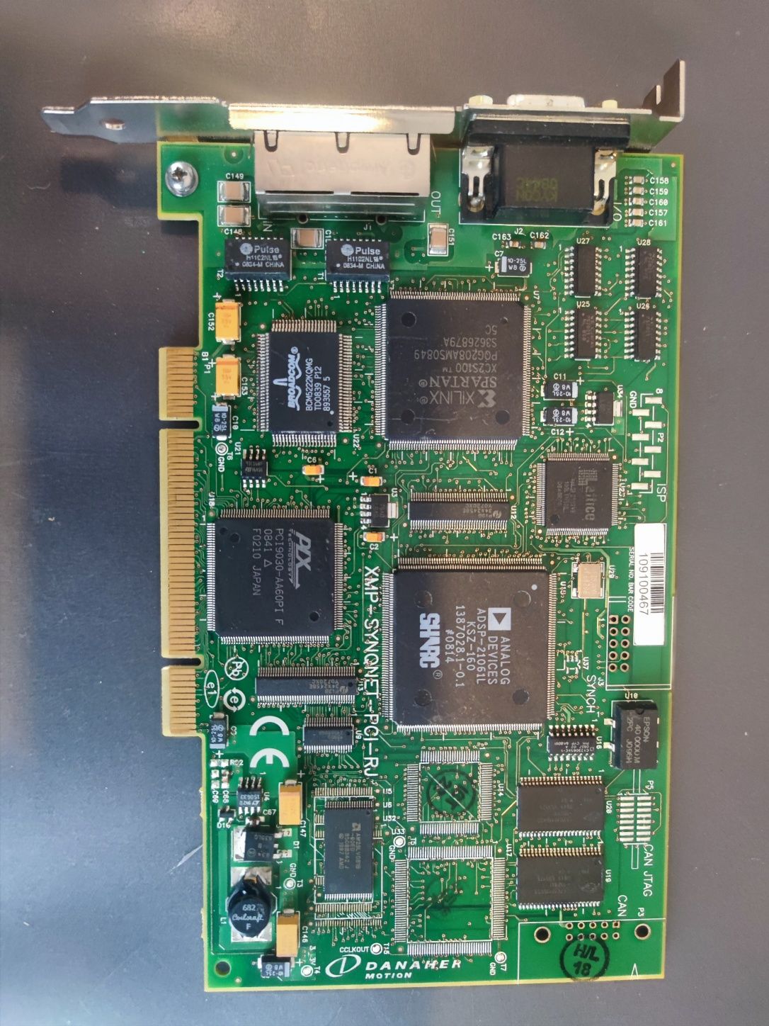 PCB  XMP synqnet PCI RJ PCB 1107