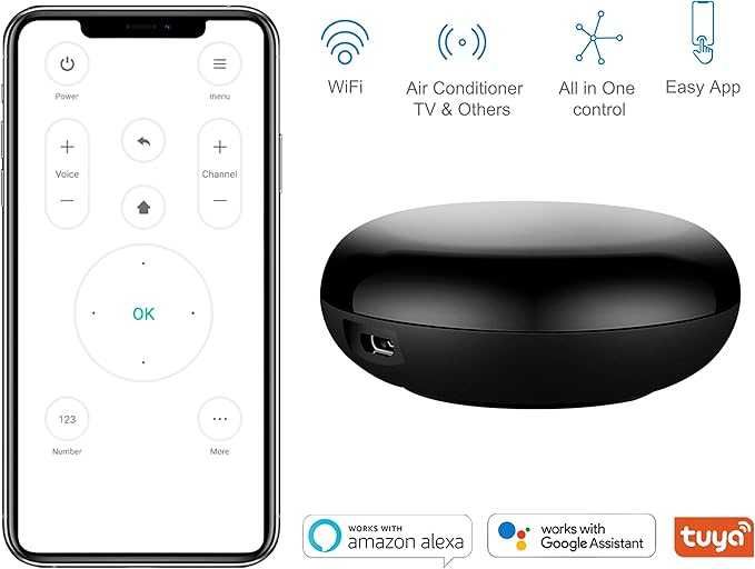 Nivian Controlador infravermelho inteligente, WiFi 2,4 Ghz